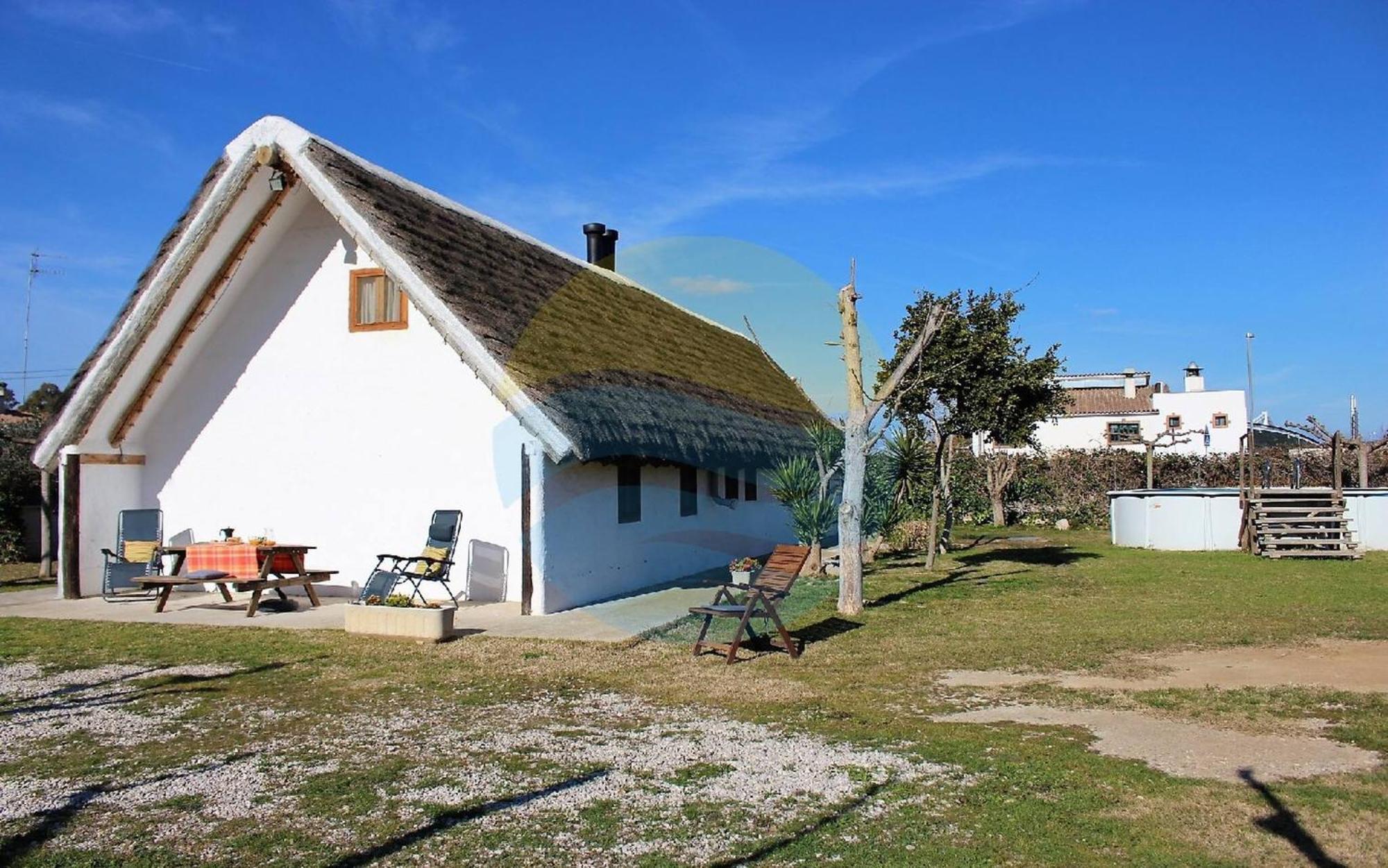 Barraca Tipica Del Delta, Con Piscina, Jardin Y Barbacoa - Deltavacaciones Villa Sant Jaume d'Enveja Eksteriør billede